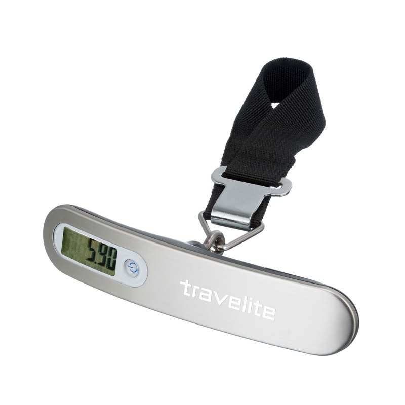 Waga bagażowa ręczna, cyfrowa z aluminium Travelite 000180