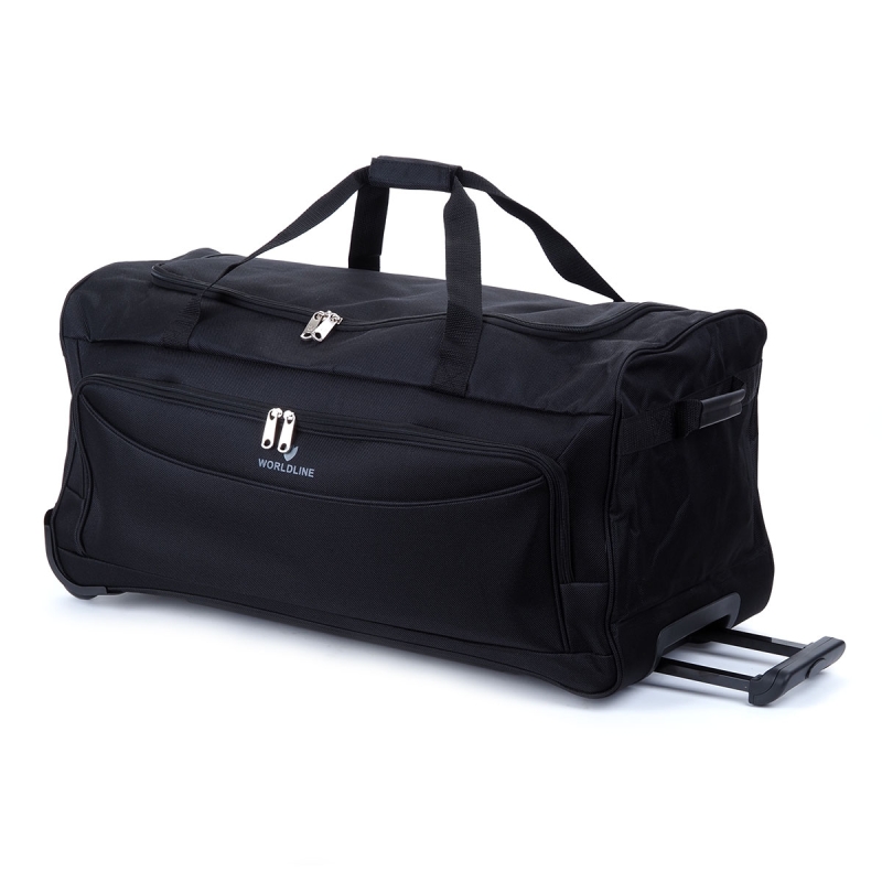 Torba podróżna na kółkach z materiału tania 90l 896/75