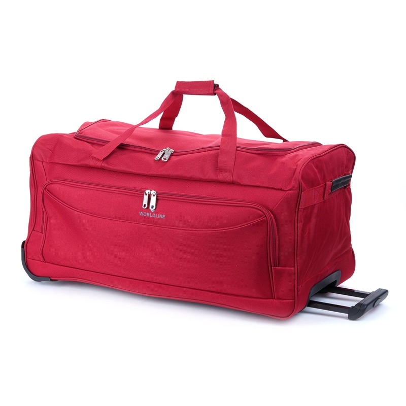 Torba podróżna na kółkach z materiału tania 90l 896/75