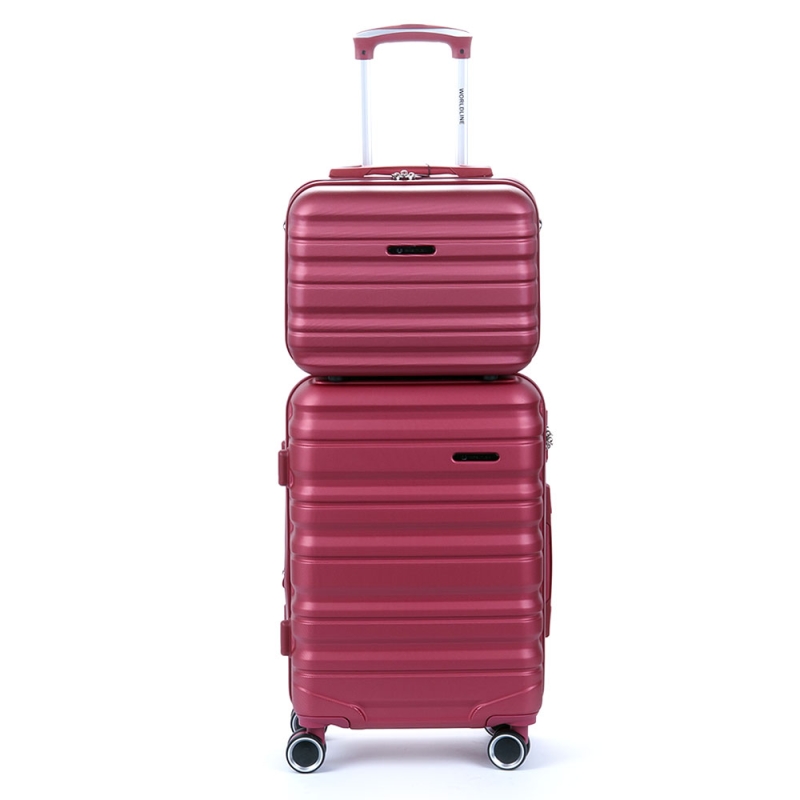 Zestaw mała walizka kabinowa 55x40x20 z kuferkiem podróżnym 628SVA