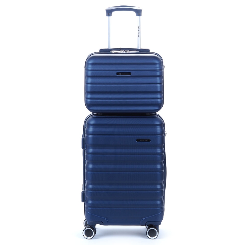 Zestaw mała walizka kabinowa 55x40x20 z kuferkiem podróżnym 628SVA