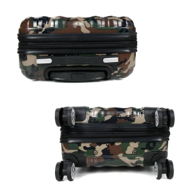 Walizka 55x40x20 mała do samolotu, polikarbon, kamuflaż Airtex 960