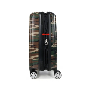 Walizka 55x40x20 mała do samolotu, polikarbon, kamuflaż Airtex 960