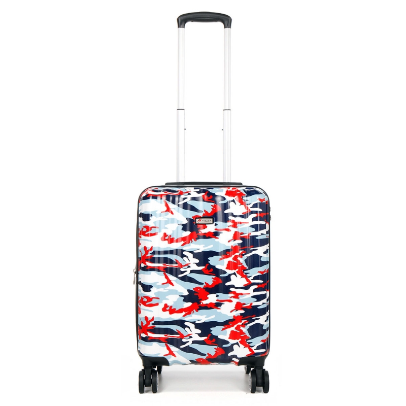 Walizka 55x40x20 mała do samolotu, polikarbon, kamuflaż Airtex 960