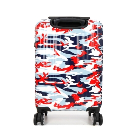 Walizka 55x40x20 mała do samolotu, polikarbon, kamuflaż Airtex 960