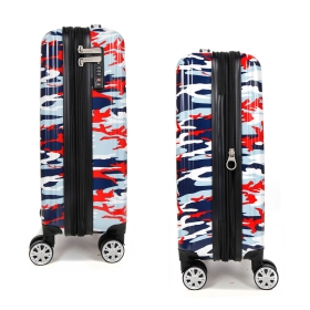 Walizka 55x40x20 mała do samolotu, polikarbon, kamuflaż Airtex 960