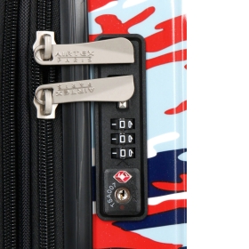 Walizka 55x40x20 mała do samolotu, polikarbon, kamuflaż Airtex 960