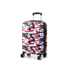 Walizka 55x40x20 mała do samolotu, polikarbon, kamuflaż Airtex 960