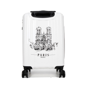 Walizka 55x40x20 mała do samolotu, polikarbon, Paris Airtex 960