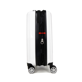 Walizka 55x40x20 mała do samolotu, polikarbon, Paris Airtex 960