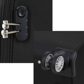 Walizka podróżna mała do samolotu 55x40x20, materiałowa Madisson 35703