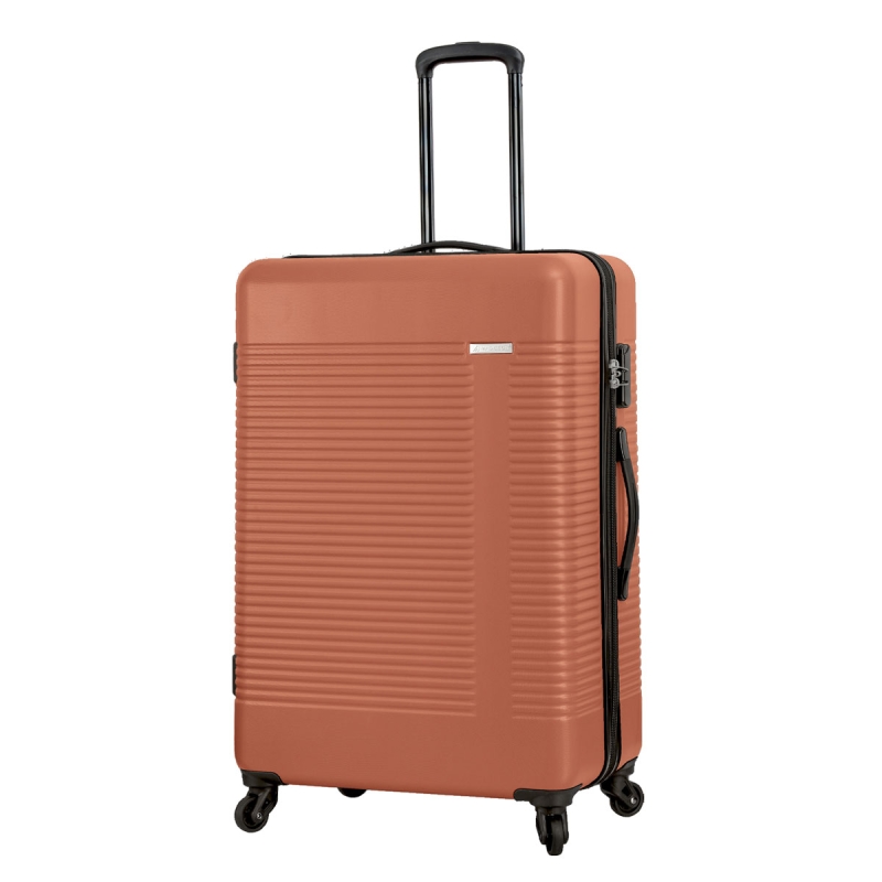 Walizka podróżna na 4 kółkach duża, tania 100l ABS 56205