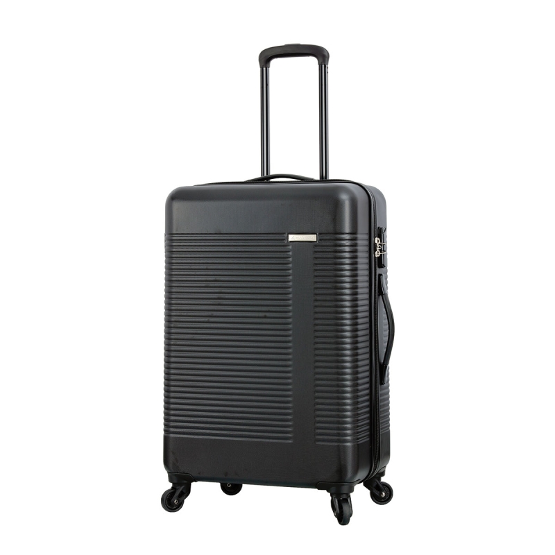 Walizka podróżna na 4 kółkach średnia, tania 60l ABS 56205