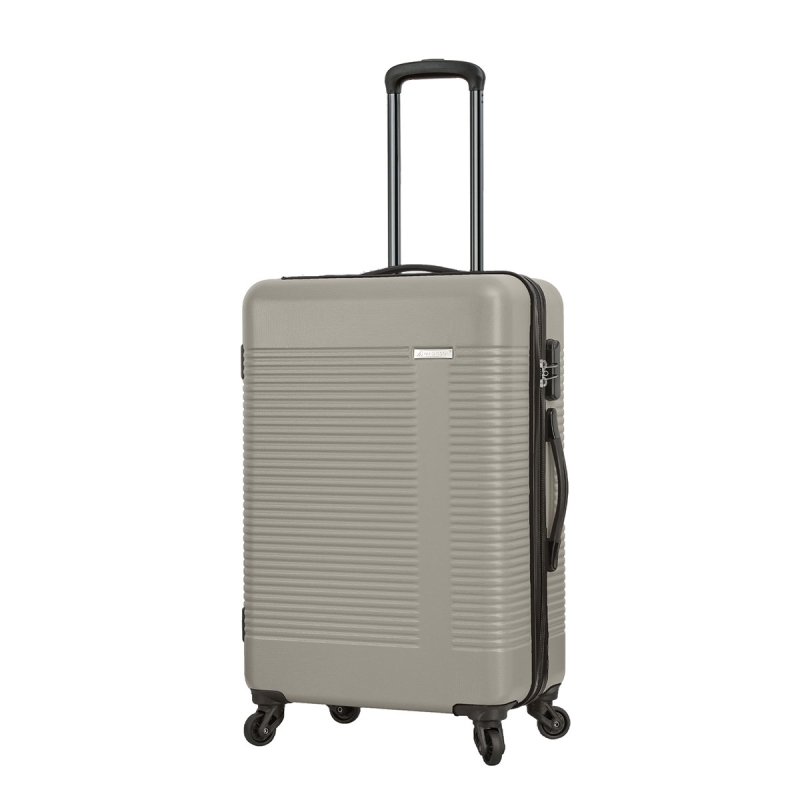 Walizka podróżna na 4 kółkach średnia, tania 60l ABS 56205