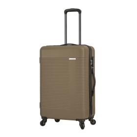 Walizka podróżna na 4 kółkach średnia, tania 60l ABS 56205