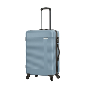 Walizka podróżna na 4 kółkach średnia, tania 60l ABS 56205