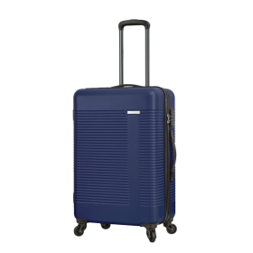 Walizka podróżna na 4 kółkach średnia, tania 60l ABS 56205