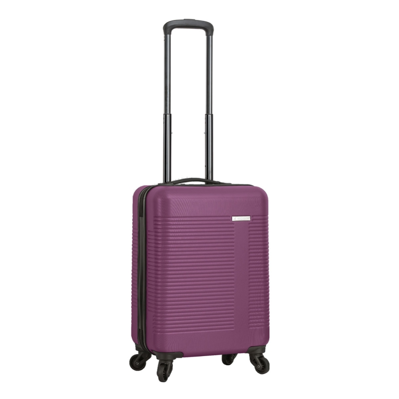 Walizka podróżna na kółkach mała do samolotu 55x40x23 twarda ABS 56205