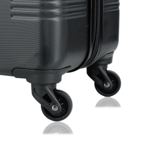 Walizka podróżna na kółkach mała do samolotu 55x40x23 twarda ABS 56205