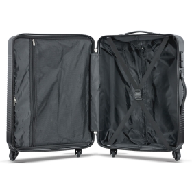 Walizka podróżna na kółkach mała do samolotu 55x40x23 twarda ABS 56205