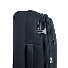 Walizka podróżna średnia na 2 kółkach materiałowa 80l TSA Snowball 48503