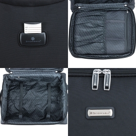 Walizka 55x40x20 mała do samolotu, miękka 2 kółka 40l Snowball 48503