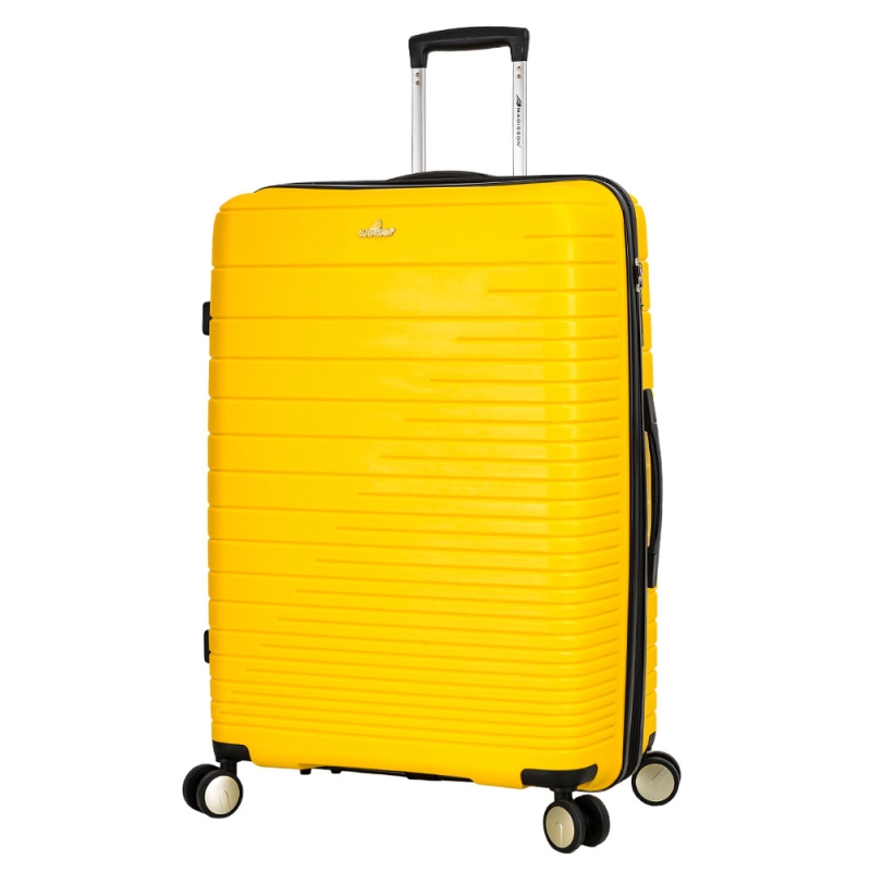 Walizka podróżna duża na 4 kółkach, polipropylen 100 l TSA 33703