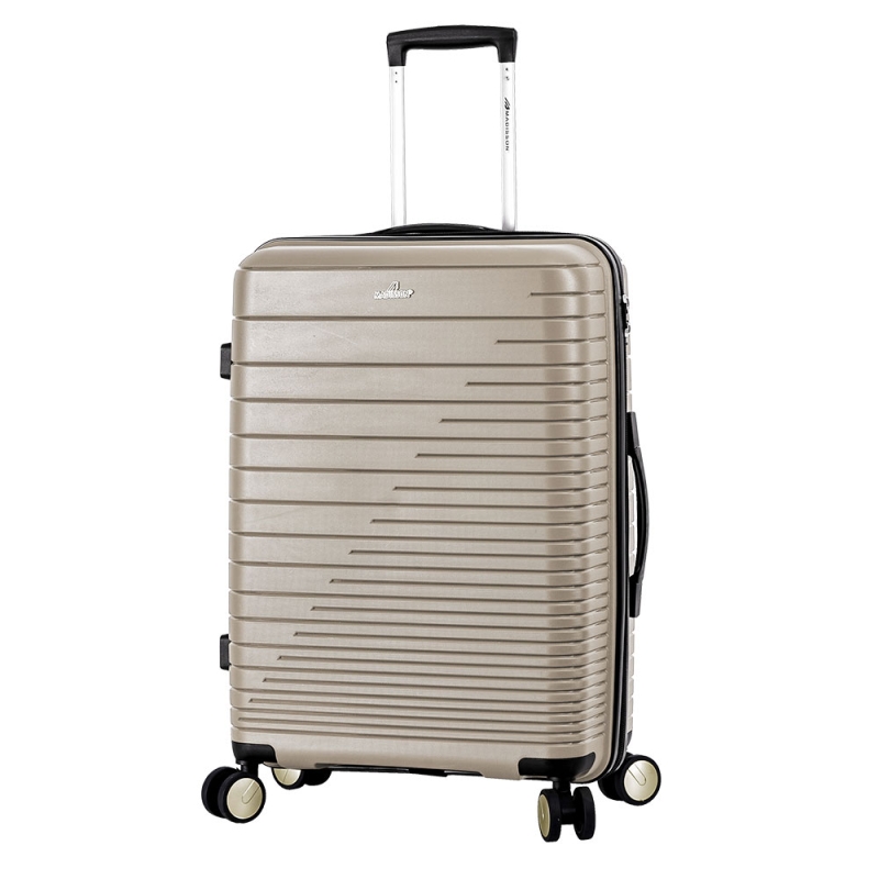 Walizka podróżna średnia na 4 kółkach, polipropylen 60 l TSA 33703