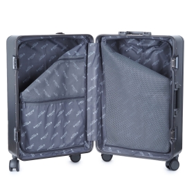 Walizka podróżna duża na zatrzaski, policarbon 120 l TSA Helios A55