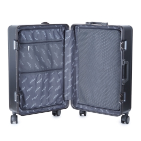 Walizka podróżna średnia na zatrzaski, policarbon 80 l TSA Helios A55