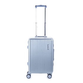 Walizka podróżna mała na zatrzaski, policarbon 50 l TSA Helios A55