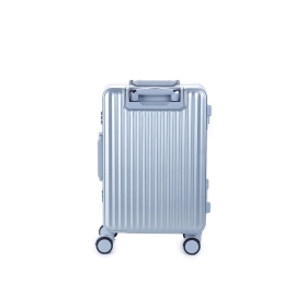 Walizka podróżna mała na zatrzaski, policarbon 50 l TSA Helios A55