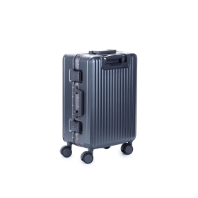 Walizka podróżna mała na zatrzaski, policarbon 50 l TSA Helios A55