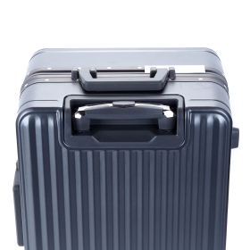Walizka podróżna mała na zatrzaski, policarbon 50 l TSA Helios A55