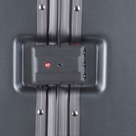 Walizka podróżna mała na zatrzaski, policarbon 50 l TSA Helios A55