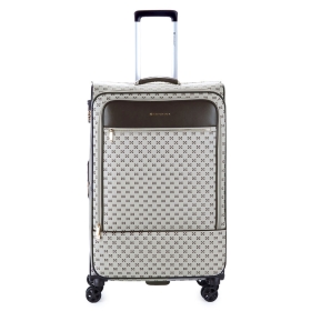 Walizka podróżna duża na kółkach miękka z wzorem 120 l Snowball 39204