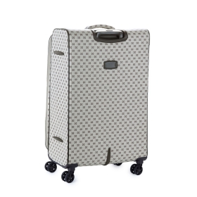 Walizka podróżna duża na kółkach miękka z wzorem 120 l Snowball 39204