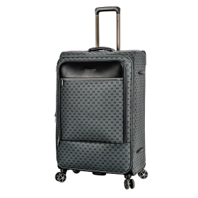 Walizka podróżna duża na kółkach miękka z wzorem 120 l Snowball 39204