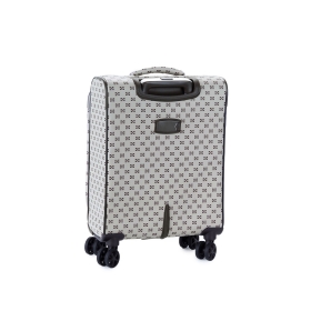 Walizka podróżna mała do samolotu 55x40x23 miękka z wzorem 39204