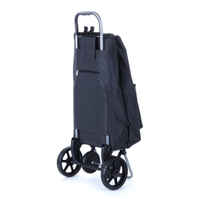 Wózek na zakupy do pchania, na łożyskach, duży, poszerzany 80 l 103