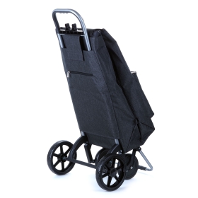 Wózek na zakupy do pchania, na łożyskach, duży, poszerzany 80 l 103