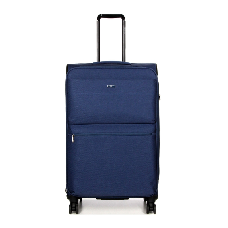 Duża walizka podróżna na kółkach materiałowa TSA 100l Airtex 828