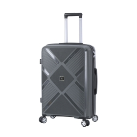 Walizka podróżna średnia na 4 kółkach polipropylen, TSA 60 l 53103