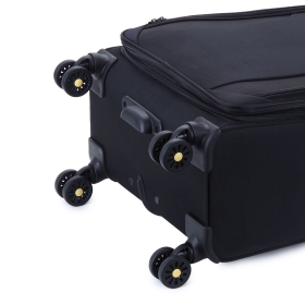 Walizka podróżna średnia na kółkach materiałowa 80l TSA 616