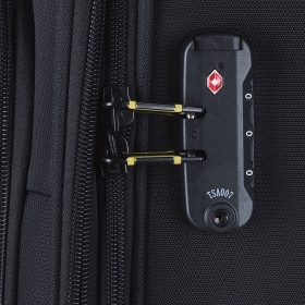 Walizka podróżna średnia na kółkach materiałowa 80l TSA 616