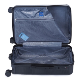 Walizka podróżna średnia na 4 kółkach twarda ABS 60 l Worldline 631