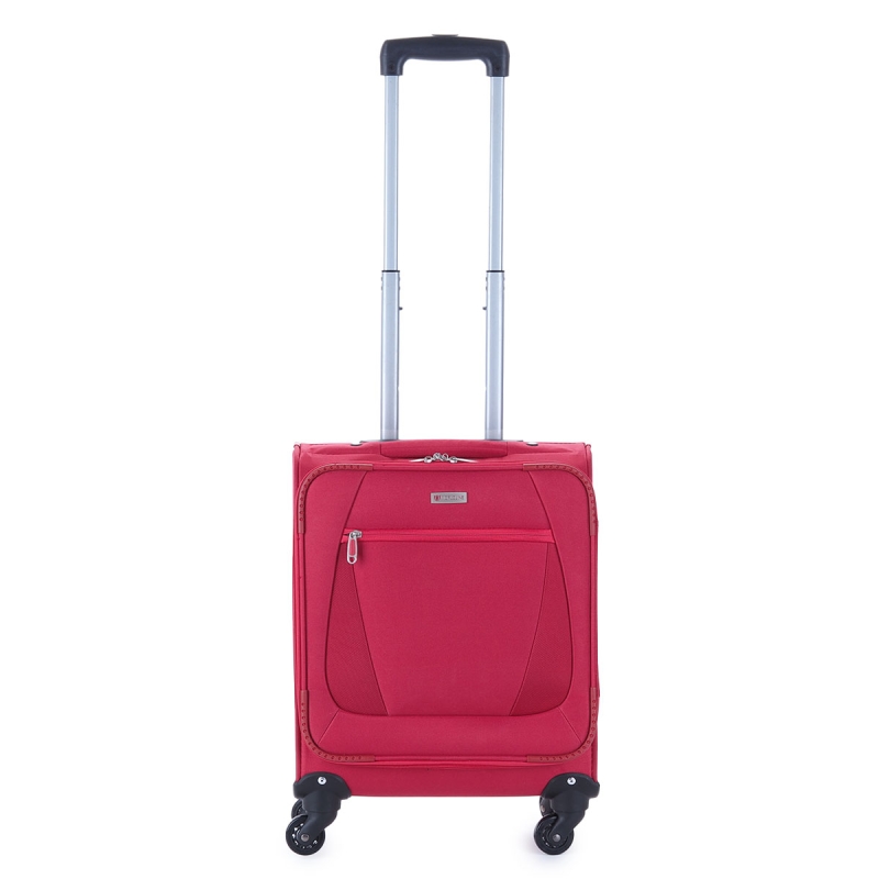 Walizka 55x40x20 mała do samolotu, kabinówka materiałowa, 4 kółka 615