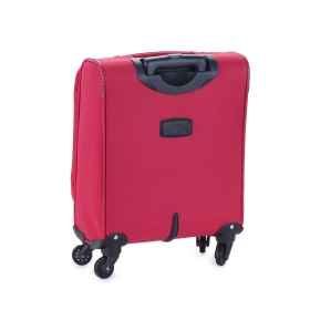 Walizka 55x40x20 mała do samolotu, kabinówka materiałowa, 4 kółka 615