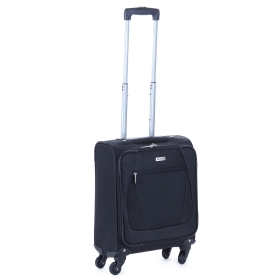 Walizka 55x40x20 mała do samolotu, kabinówka materiałowa, 4 kółka 615