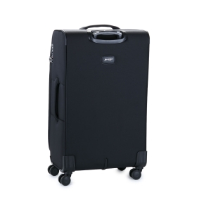 Duża walizka podróżna na 4 kółkach, materiałowa 100 l TSA Airtex 839